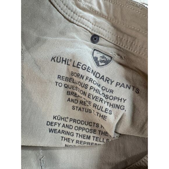 Kuhl Splash Roll Up Pant Light Khaki Womens 4 Regular Gorpcore Hiking Outdoor - Picture 7 of 16
